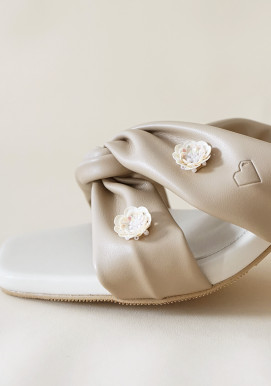 NAYA HEELS TAN CREAM NAYA HEELS TAN CREAM