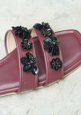 DHILLA SANDALS MAROON DHILLA SANDALS MAROON