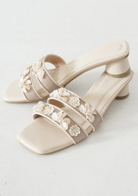 DHILLA HEELS ASH IVORY DHILLA HEELS ASH IVORY